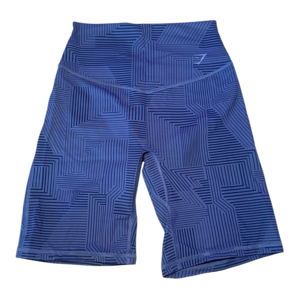 Gymshark Purple Patterned Biker Shorts